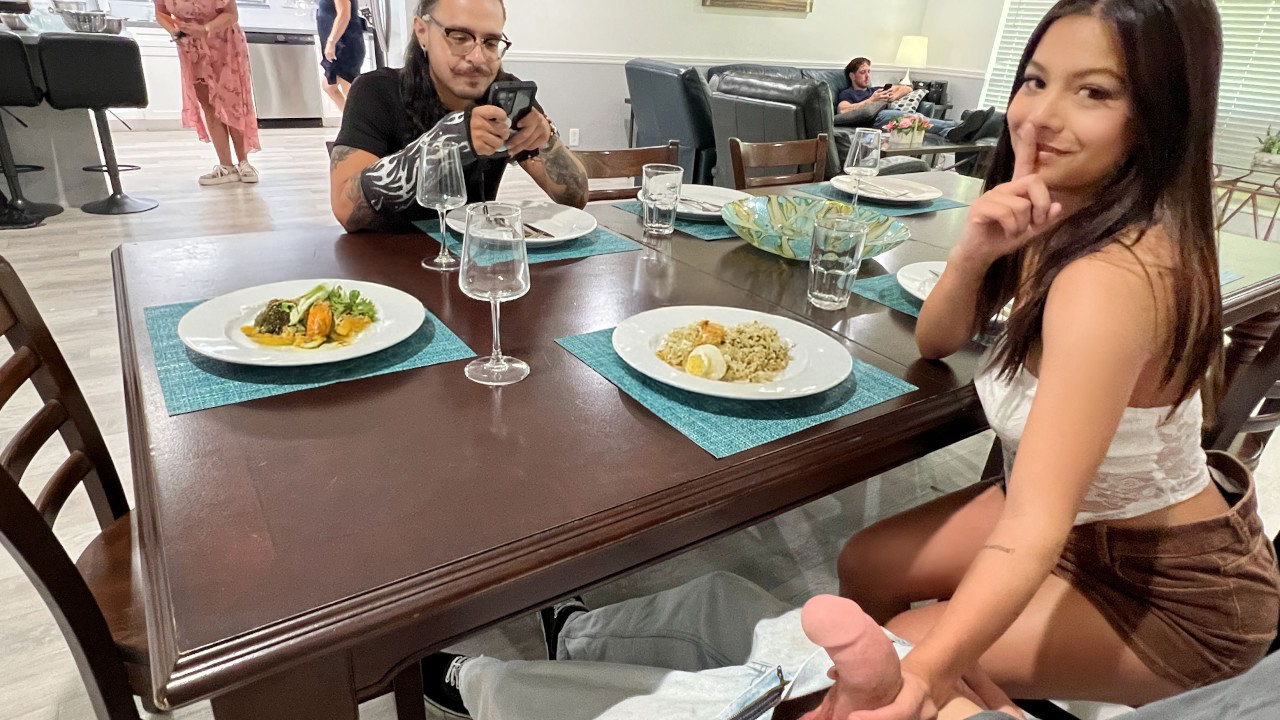 A sneaky fuck, hoping her mom and dad won’t find out